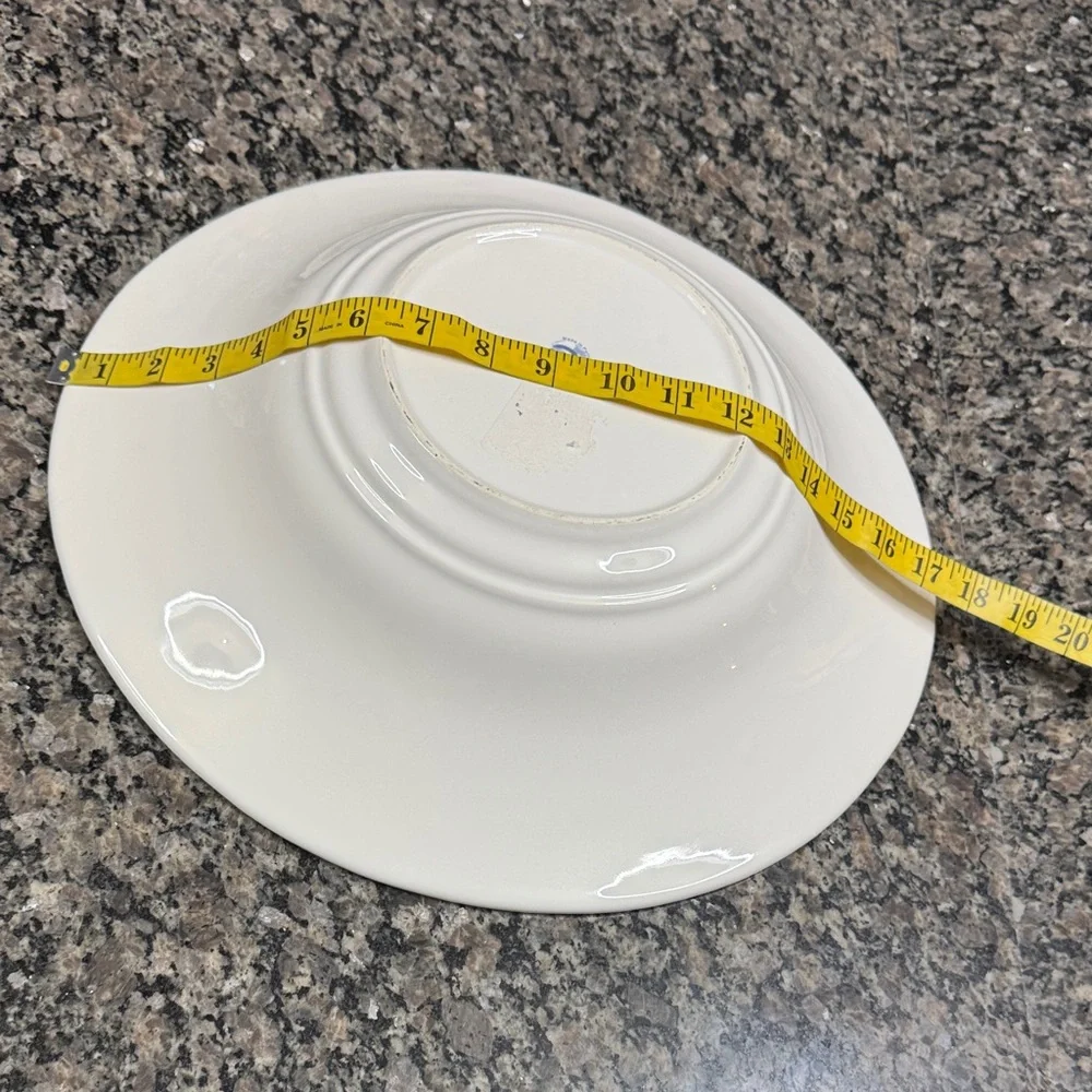 Home made in Portugal large White Porcelain Bowl